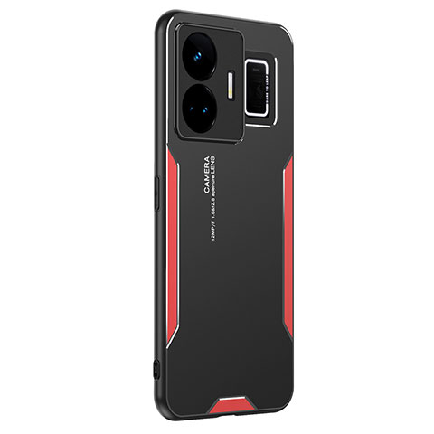 Coque Luxe Aluminum Metal Housse et Bumper Silicone Etui PB2 pour Realme GT Neo5 240W 5G Rouge