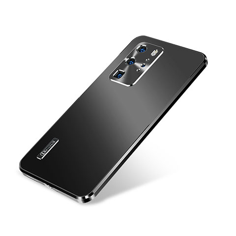 Coque Luxe Aluminum Metal Housse Etui A01 pour Huawei P40 Pro Noir