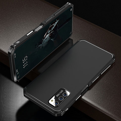 Coque Luxe Aluminum Metal Housse Etui M01 pour Huawei Honor V30 Pro 5G Noir