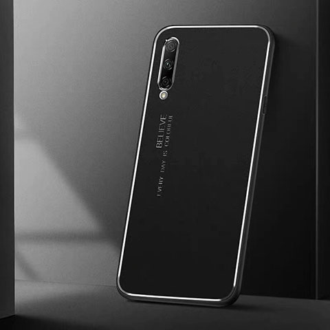 Coque Luxe Aluminum Metal Housse Etui M01 pour Huawei P Smart Pro (2019) Noir