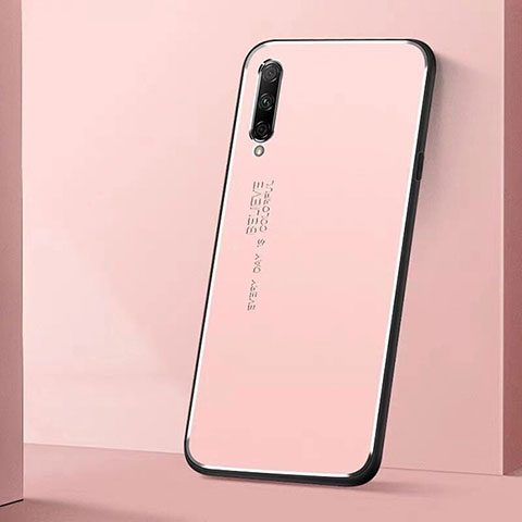 Coque Luxe Aluminum Metal Housse Etui M01 pour Huawei P Smart Pro (2019) Rose