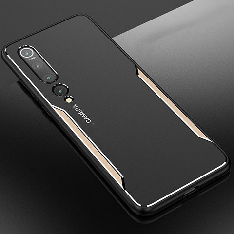 Coque Luxe Aluminum Metal Housse Etui M01 pour Xiaomi Mi 10 Pro Or