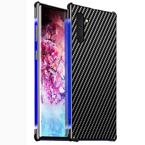 Coque Luxe Aluminum Metal Housse Etui M02 pour Samsung Galaxy Note 10 5G Bleu