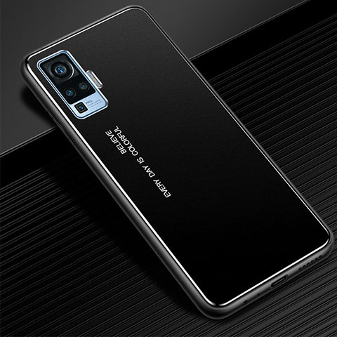 Coque Luxe Aluminum Metal Housse Etui M03 pour Vivo X50 Pro 5G Noir