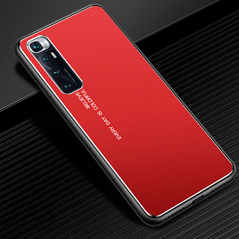 Coque Luxe Aluminum Metal Housse Etui pour Xiaomi Mi 10 Ultra Rouge