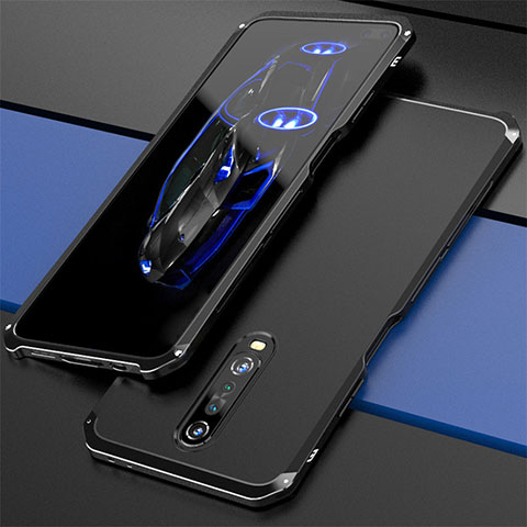 Coque Luxe Aluminum Metal Housse Etui pour Xiaomi Redmi K30i 5G Noir