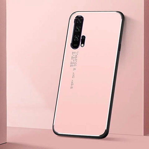 Coque Luxe Aluminum Metal Housse Etui T01 pour Huawei Honor 20 Pro Rose