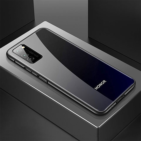 Coque Luxe Aluminum Metal Housse Etui T01 pour Huawei Honor V30 5G Noir