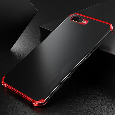 Coque Luxe Aluminum Metal Housse Etui T01 pour Oppo K1 Rouge