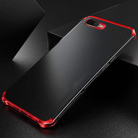 Coque Luxe Aluminum Metal Housse Etui T01 pour Oppo R17 Neo Rouge