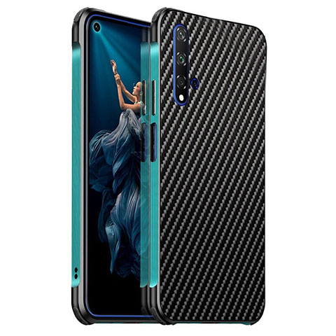 Coque Luxe Aluminum Metal Housse Etui T06 pour Huawei Honor 20 Cyan