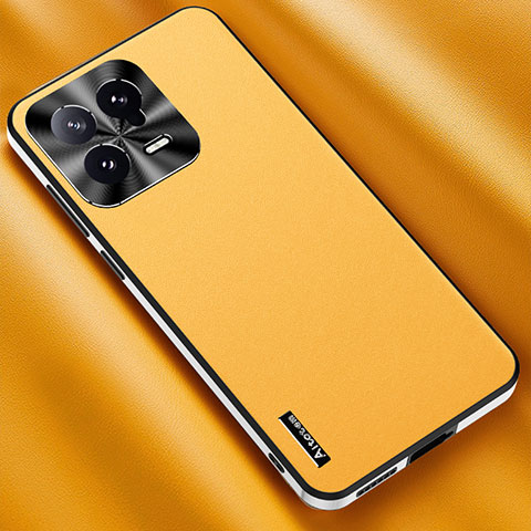 Coque Luxe Cuir Housse Etui AT2 pour Xiaomi Mi 13 5G Jaune