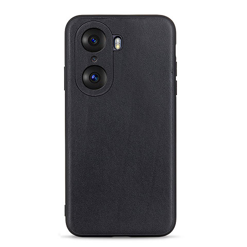 Coque Luxe Cuir Housse Etui B01H pour Huawei Honor 60 5G Noir