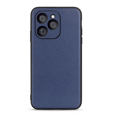 Coque Luxe Cuir Housse Etui B01H pour Huawei Honor 60 SE 5G Bleu