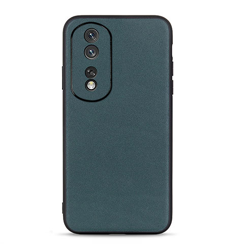 Coque Luxe Cuir Housse Etui B01H pour Huawei Honor 80 5G Vert