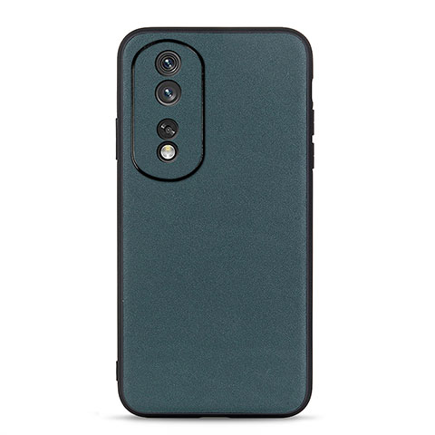 Coque Luxe Cuir Housse Etui B01H pour Huawei Honor 80 Pro Flat 5G Vert