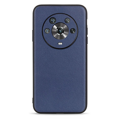 Coque Luxe Cuir Housse Etui B01H pour Huawei Honor Magic4 5G Bleu