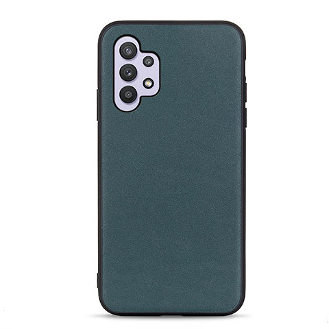 Coque Luxe Cuir Housse Etui B01H pour Samsung Galaxy A32 5G Vert