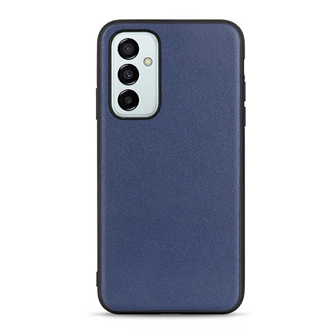 Coque Luxe Cuir Housse Etui B01H pour Samsung Galaxy M23 5G Bleu