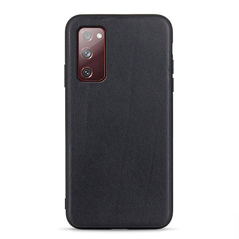 Coque Luxe Cuir Housse Etui B01H pour Samsung Galaxy S20 FE 4G Noir