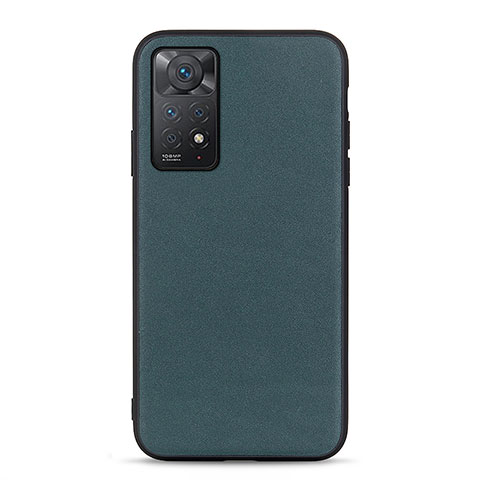 Coque Luxe Cuir Housse Etui B01H pour Xiaomi Redmi Note 11 Pro 4G Vert