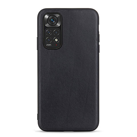 Coque Luxe Cuir Housse Etui B01H pour Xiaomi Redmi Note 11S 4G Noir