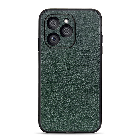 Coque Luxe Cuir Housse Etui B02H pour Huawei Honor 60 SE 5G Vert