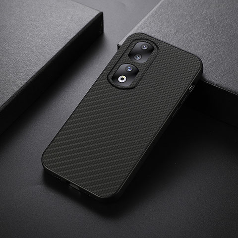 Coque Luxe Cuir Housse Etui B02H pour Huawei Honor 90 Pro 5G Noir