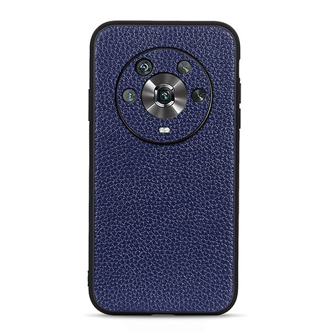 Coque Luxe Cuir Housse Etui B02H pour Huawei Honor Magic4 5G Bleu