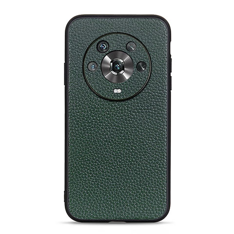 Coque Luxe Cuir Housse Etui B02H pour Huawei Honor Magic4 5G Vert