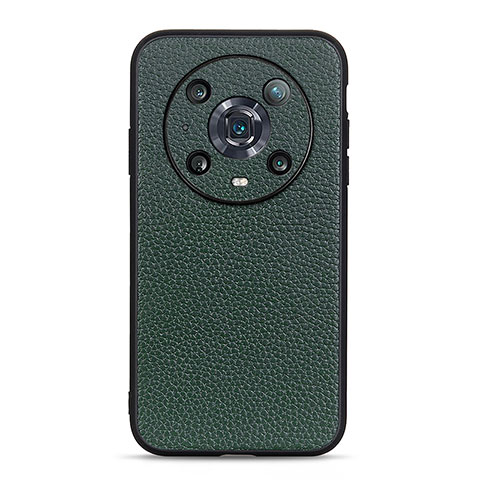 Coque Luxe Cuir Housse Etui B02H pour Huawei Honor Magic4 Pro 5G Vert