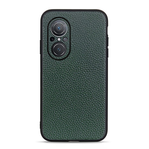 Coque Luxe Cuir Housse Etui B02H pour Huawei Nova 9 SE Vert