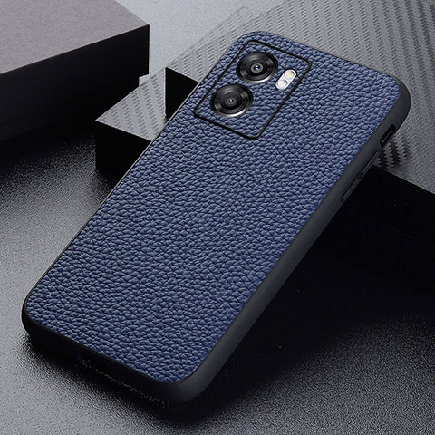 Coque Luxe Cuir Housse Etui B02H pour OnePlus Nord N300 5G Bleu