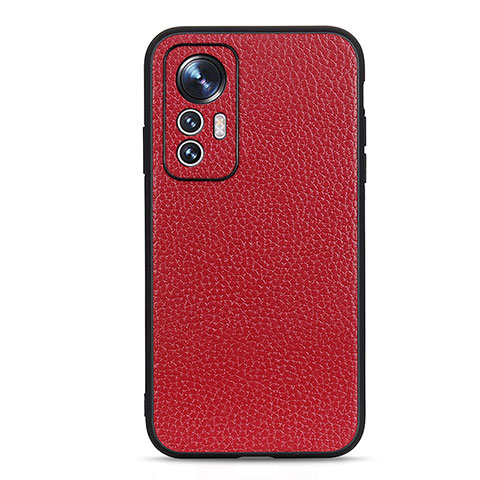 Coque Luxe Cuir Housse Etui B02H pour Xiaomi Mi 12S Pro 5G Rouge