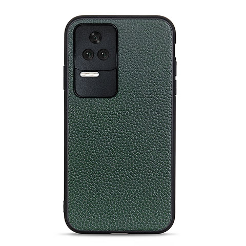 Coque Luxe Cuir Housse Etui B02H pour Xiaomi Redmi K50 5G Vert