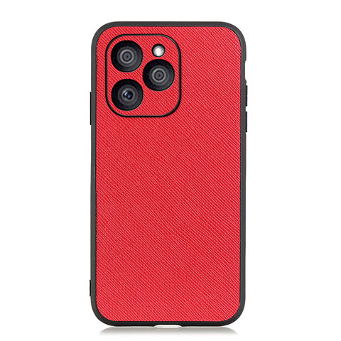 Coque Luxe Cuir Housse Etui B03H pour Huawei Honor 60 SE 5G Rouge