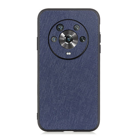 Coque Luxe Cuir Housse Etui B03H pour Huawei Honor Magic4 5G Bleu