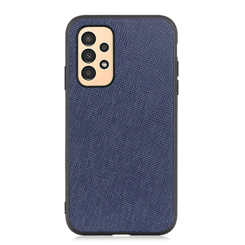 Coque Luxe Cuir Housse Etui B03H pour Samsung Galaxy A13 4G Bleu