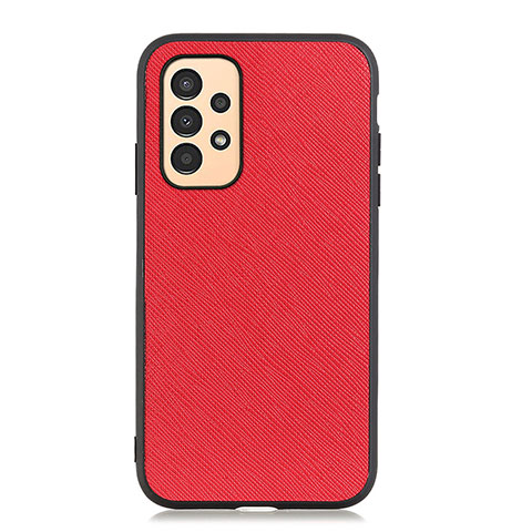 Coque Luxe Cuir Housse Etui B03H pour Samsung Galaxy A13 4G Rouge