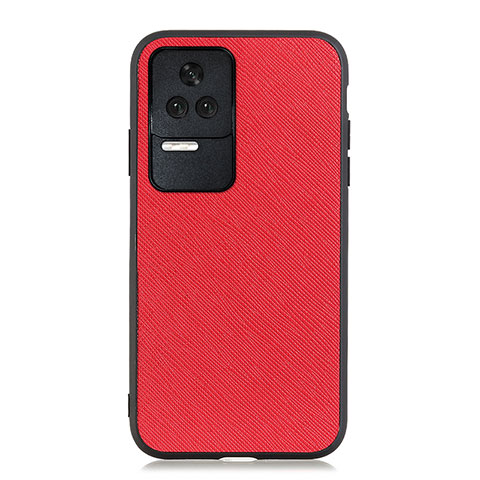 Coque Luxe Cuir Housse Etui B03H pour Xiaomi Redmi K40S 5G Rouge