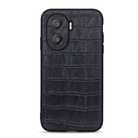 Coque Luxe Cuir Housse Etui B04H pour Huawei Honor X40i 5G Noir