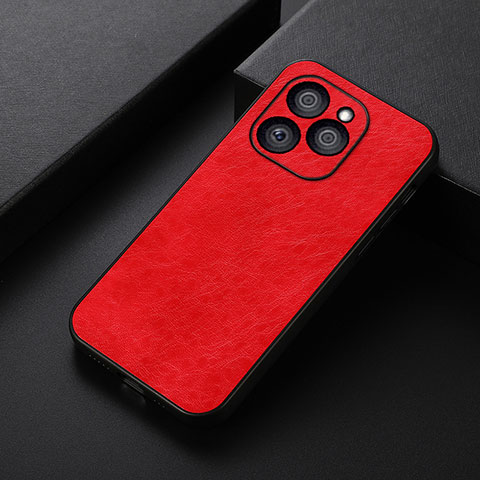 Coque Luxe Cuir Housse Etui B05H pour Huawei Honor 60 SE 5G Rouge