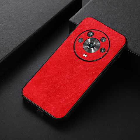 Coque Luxe Cuir Housse Etui B05H pour Huawei Honor Magic4 5G Rouge