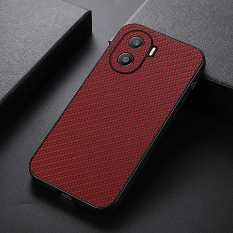 Coque Luxe Cuir Housse Etui B05H pour Huawei Honor X40i 5G Rouge