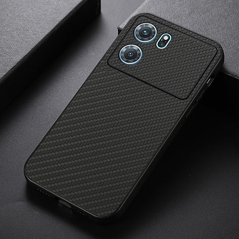 Coque Luxe Cuir Housse Etui B05H pour Oppo K10 5G Noir