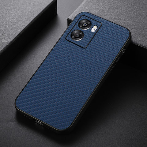 Coque Luxe Cuir Housse Etui B05H pour Realme Q5i 5G Bleu