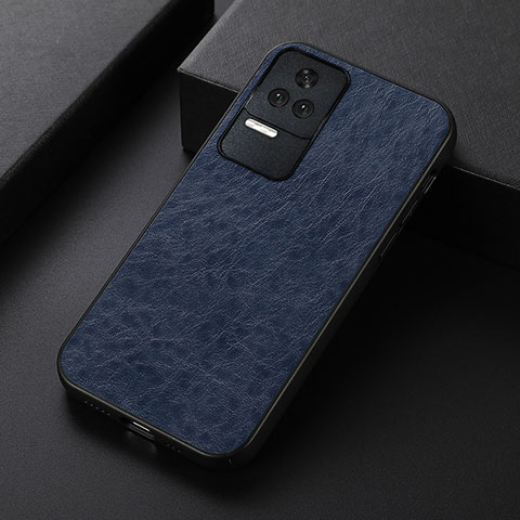 Coque Luxe Cuir Housse Etui B05H pour Xiaomi Redmi K50 Pro 5G Bleu