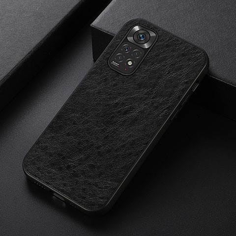 Coque Luxe Cuir Housse Etui B05H pour Xiaomi Redmi Note 11S 4G Noir