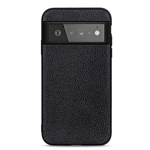 Coque Luxe Cuir Housse Etui B06H pour Google Pixel 6 Pro 5G Noir