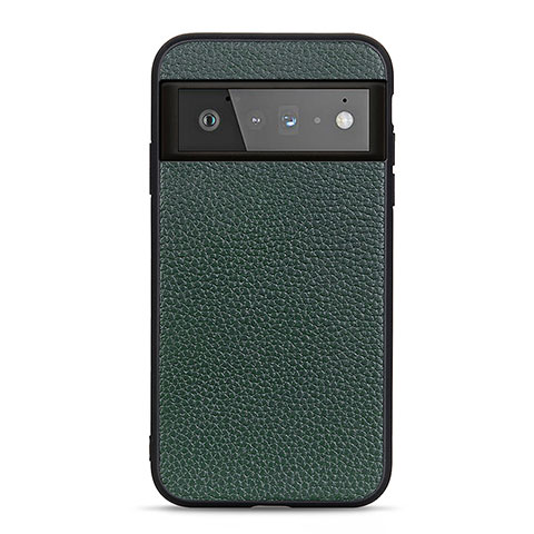 Coque Luxe Cuir Housse Etui B06H pour Google Pixel 6 Pro 5G Vert